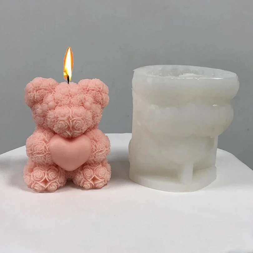 Soap Making Gifts - Moules à bougies en Silicone 3D